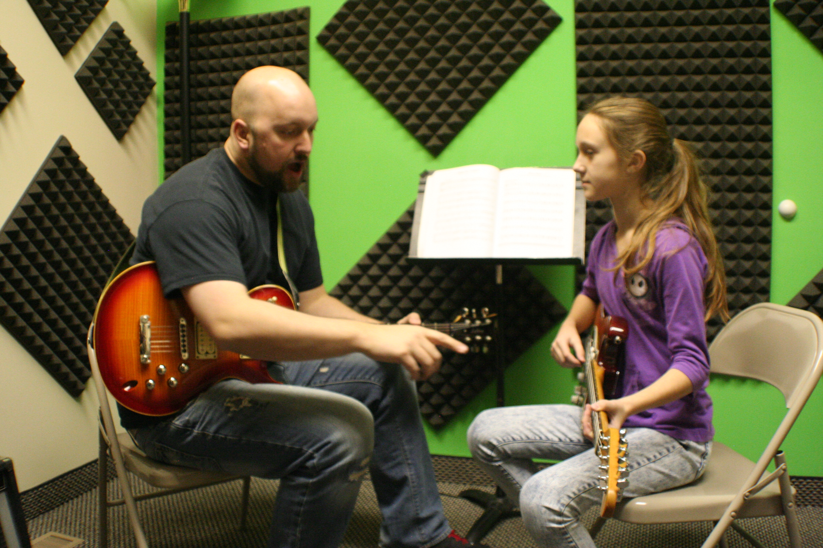 Guitar Lessons in Progress