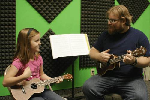 Guitar Lessons in Progress